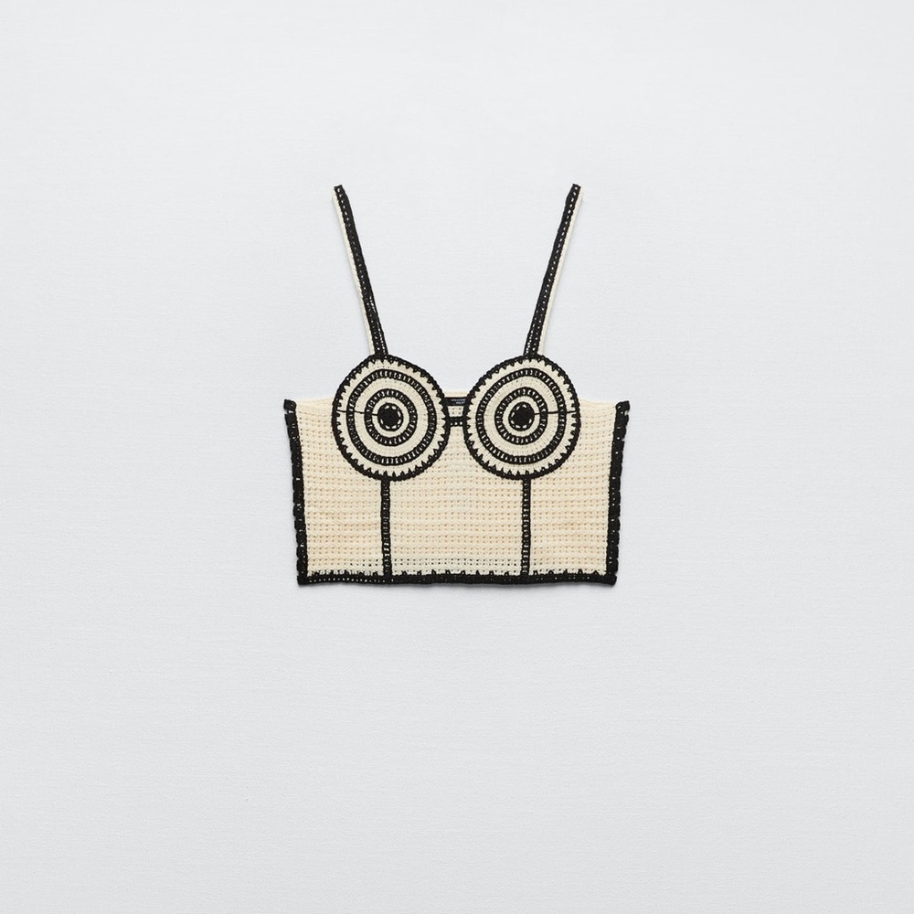 ZARA BLOGGERS FAV CROTCHET TOP